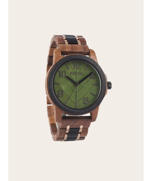 Montre en Bois Homme à Quartz - Tabebuia basket pas cher