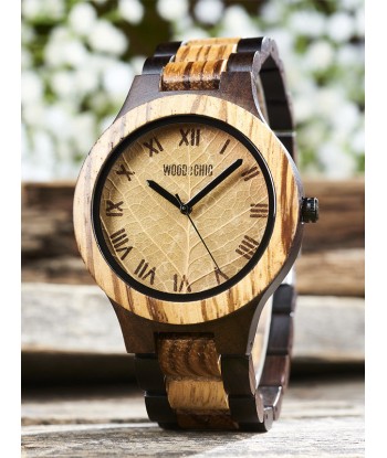 Montre en Bois Homme à Quartz - Poncirier ou a consommer sur place