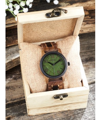 Montre en Bois Homme à Quartz - Tabebuia basket pas cher