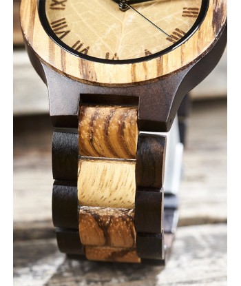 Montre en Bois Homme à Quartz - Poncirier ou a consommer sur place