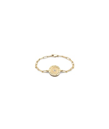 Bracelet chaîne Cercle d'or 16mm la colonne vertébrale