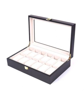 Coffret montre femme noir et blanche une grave pollution 