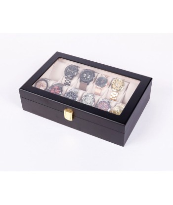 Coffret montre femme noir et blanche une grave pollution 