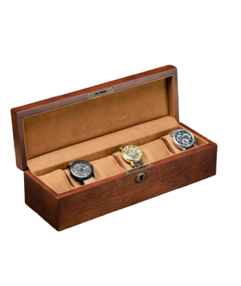 Coffret montre vintage brillant des détails fins