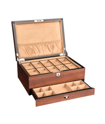 Coffret rangement montre bois 2024