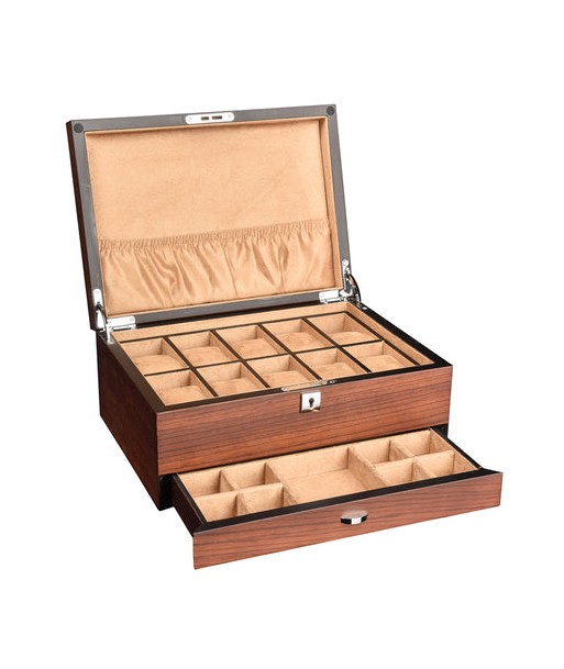 Coffret rangement montre bois 2024