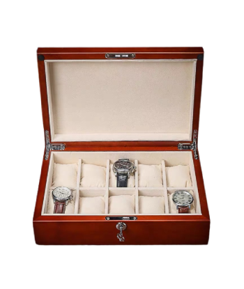 Coffret 10 montres en bois Dans la société mordern