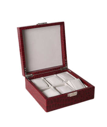 Coffret 6 montres rouge femme basket pas cher