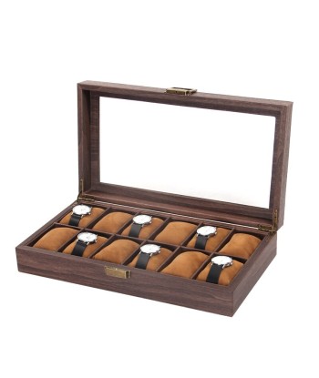 Coffret montre bois précieux destockage