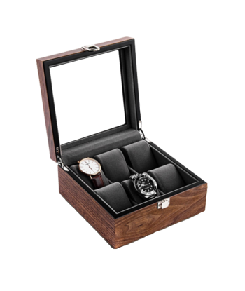 Boite rangement montre homme bois solde