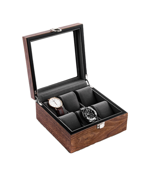 Boite rangement montre homme bois solde