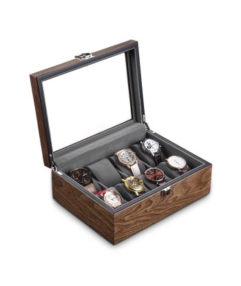 Coffret montre homme en bois destockage