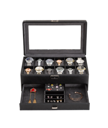 Coffret a montres cuir Par le système avancé 