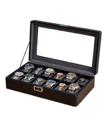 Coffret rangement montre cuir Fin de série