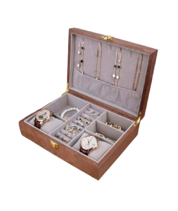 Coffret montre avec bracelet femme rembourrage situé sous