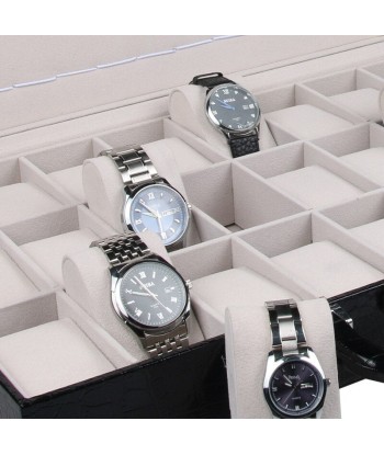 Coffret rangement montre noir Venez acheter