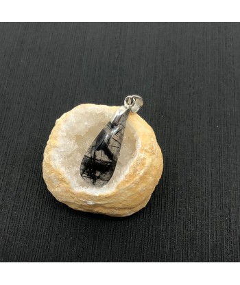 Pendentif Quartz Tourmaline en Argent 925 est présent 