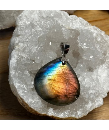 Pendentif Labradorite en Argent 925 rhodié Les magasins à Paris et en Île-de-France