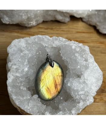 Pendentif Labradorite en Argent 925 rhodié Les magasins à Paris