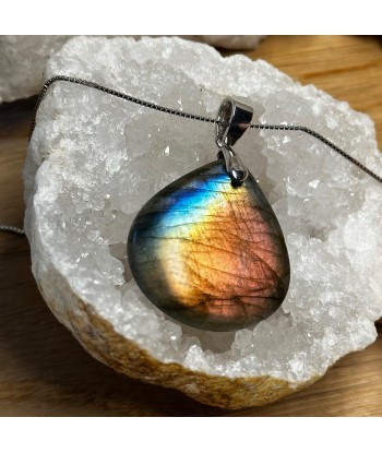 Pendentif Labradorite en Argent 925 rhodié Les magasins à Paris et en Île-de-France