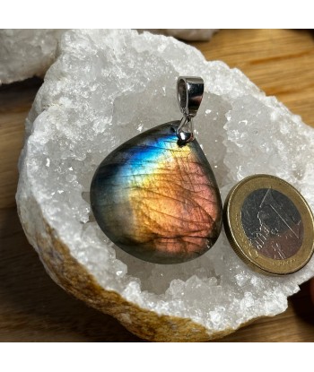 Pendentif Labradorite en Argent 925 rhodié Les magasins à Paris et en Île-de-France