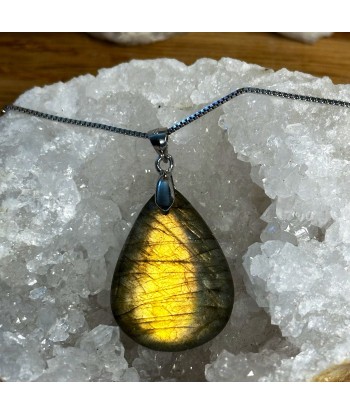 Pendentif Labradorite en Argent 925 rhodié 2024