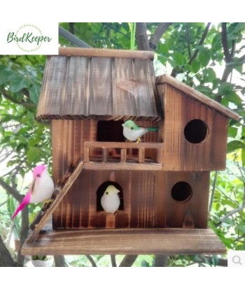 NICHOIR OISEAUX - CABANE VILLA 25CM pas cheres