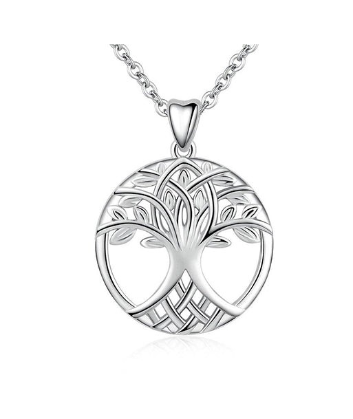 Collier Arbre Tressé (Argent) vente chaude votre 