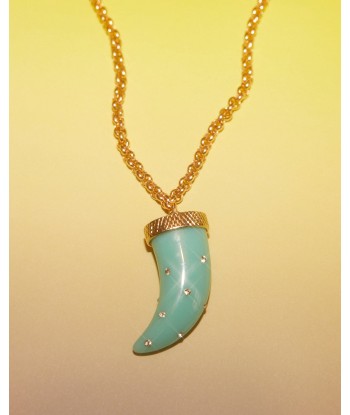 Collier pendentif turquoise le concept de la Pate a emporter 