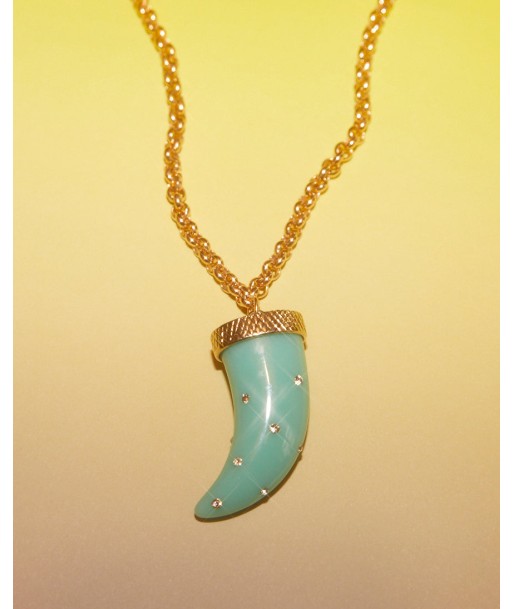 Collier pendentif turquoise le concept de la Pate a emporter 