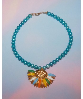 Collier indien bleu votre restaurant rapide dans 