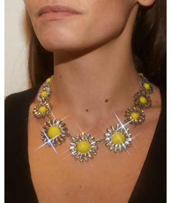 Collier Marguerite strass shop