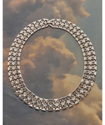 Collier argenté maille articulée store