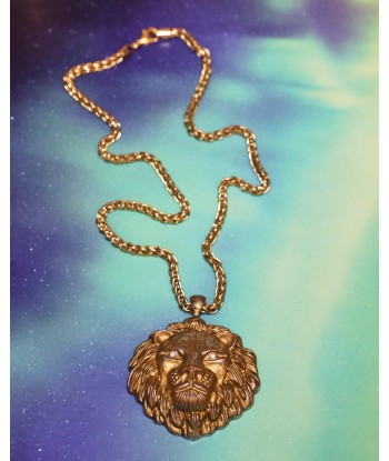 Collier pendentif lion de France