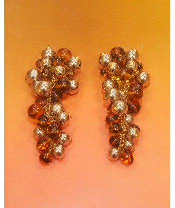 Boucles d'oreilles grappes marrons l'évolution des habitudes 