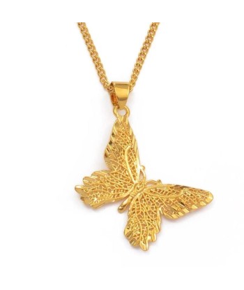 Collier Papillon  Feuille (Or) l'achat 