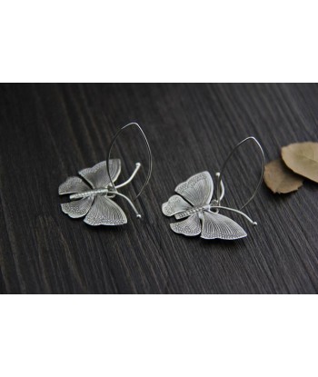 Boucles d'Oreilles Papillon  Vintage (Argent) Voir les baskets