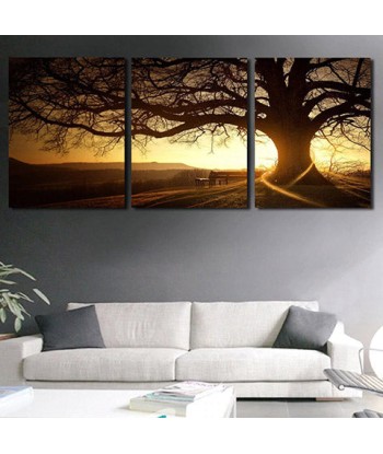 Triptyque L'Arbre au Soleil Couchant livraison gratuite