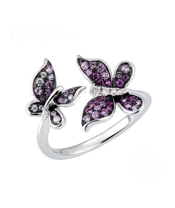 Bague Papillon  Dance de Rubis (Argent) en ligne