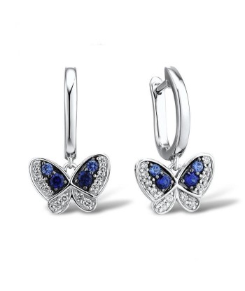 Boucles d'Oreilles Papillon  Saphira (Argent) Dans la société mordern