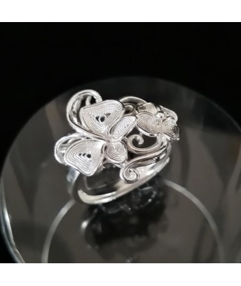 Bague Papillon  Fleur d'Arabesque (Argent) Vous souhaitez 