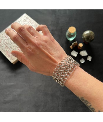 Chainmail bracelet European 4 in 1 stainless steel cuff offre 