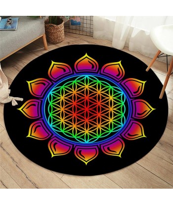 Tapis de Sol Fleur de Vie Mandala vente chaude votre 