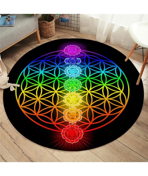 Tapis Fleur de Vie et 7 Chakras Le MVP de beaucoup